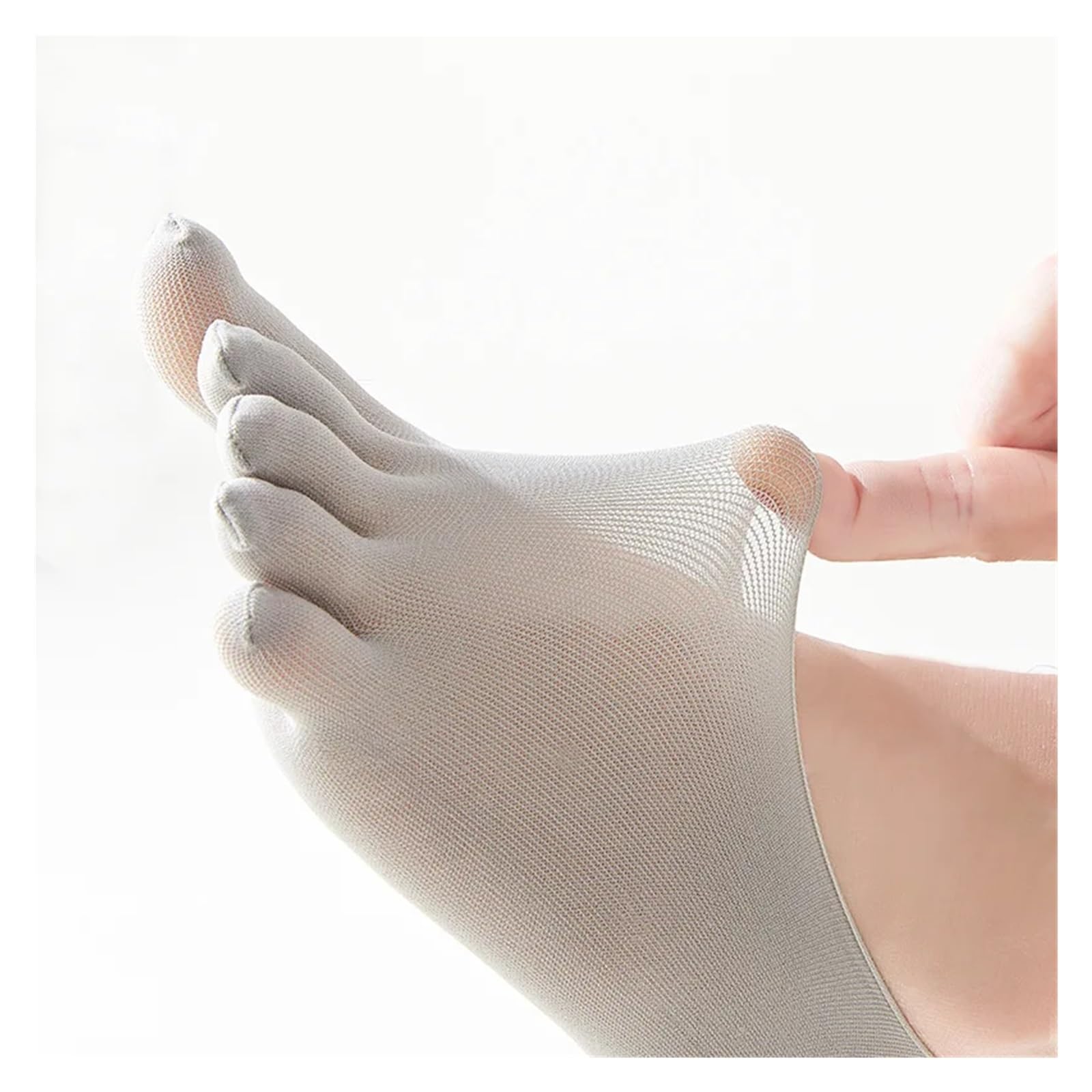 Seidige Fünf-Finger-Strümpfe - Mid Tube Socken Für Herren & Damen
