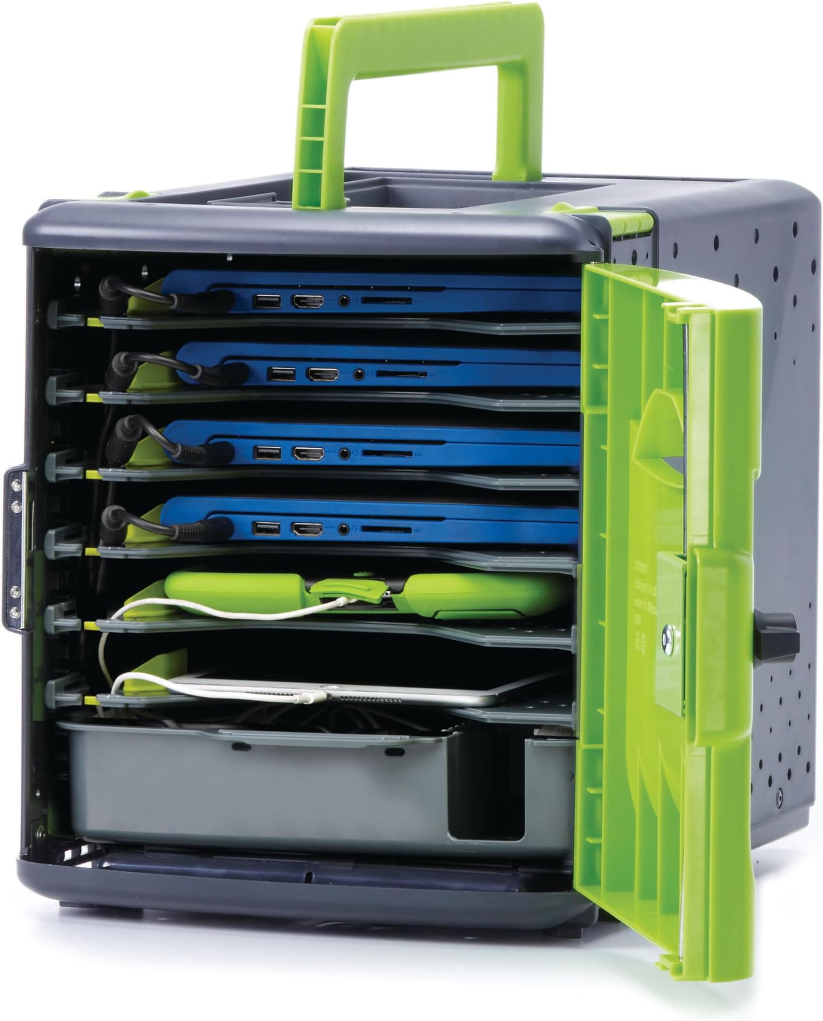 Tech Tub2 Copernicus Holds 6 Devices, Compatible with USB-A iPad Adapters only