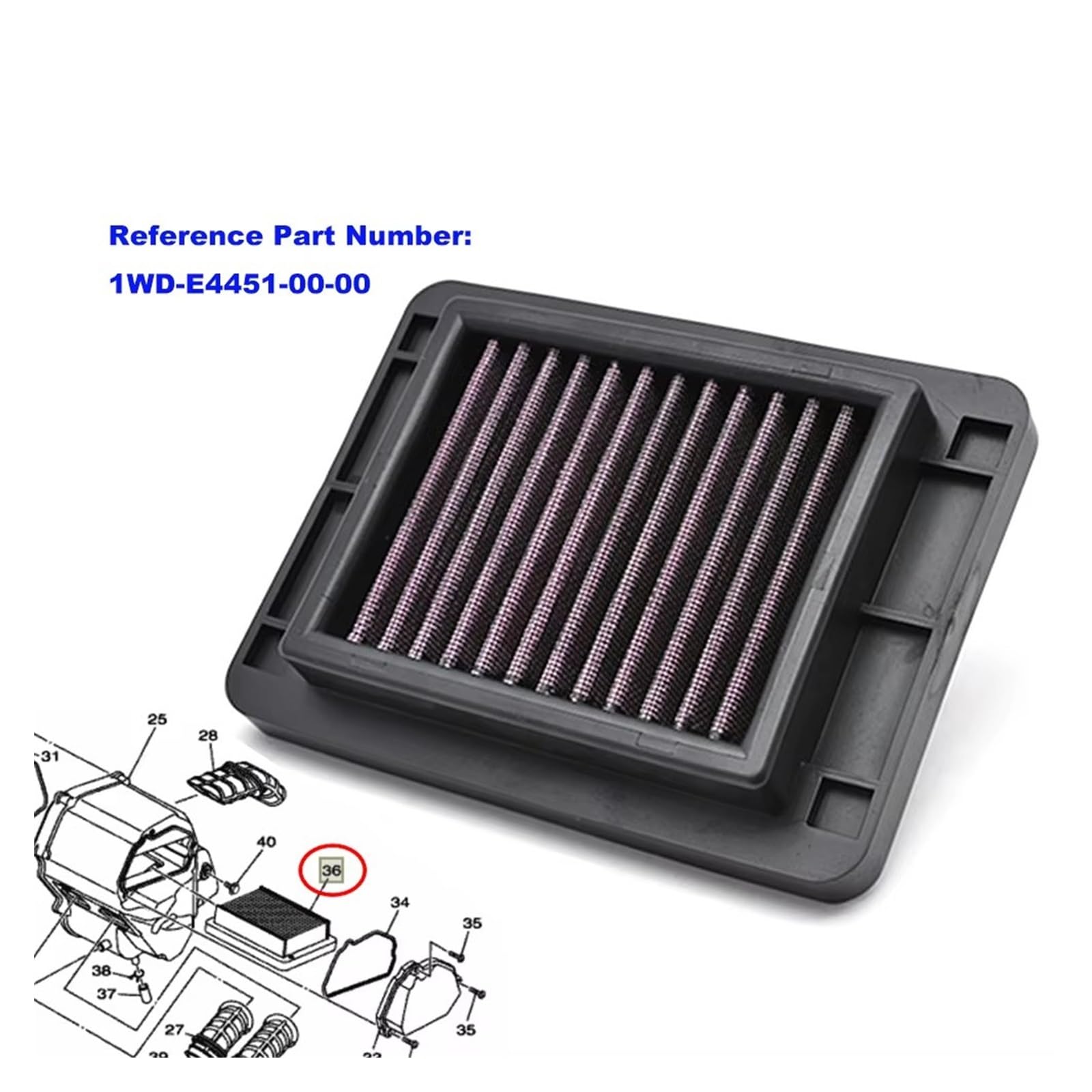 Luftfilter Motorrad Für YZF-R3 Für YZF-R25