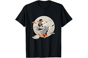 Minnie Mouse Flying Witch Costume Halloween T-Shirt