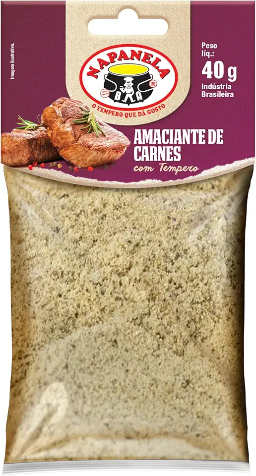 Amaciante de Carnes NAPANELA 40G Sachê