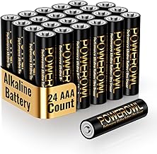 POWEROWL AAA Batteries 24 Pack - Alkaline 1.5v - High-Capacity Long Lasting Triple A Battery, 10-Year Shelf Life