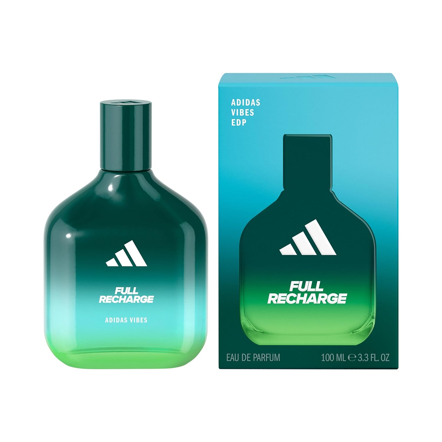 Adidas Vibes - Full Recharge by Adidas for Unisex - 3.3 oz EDP Spray