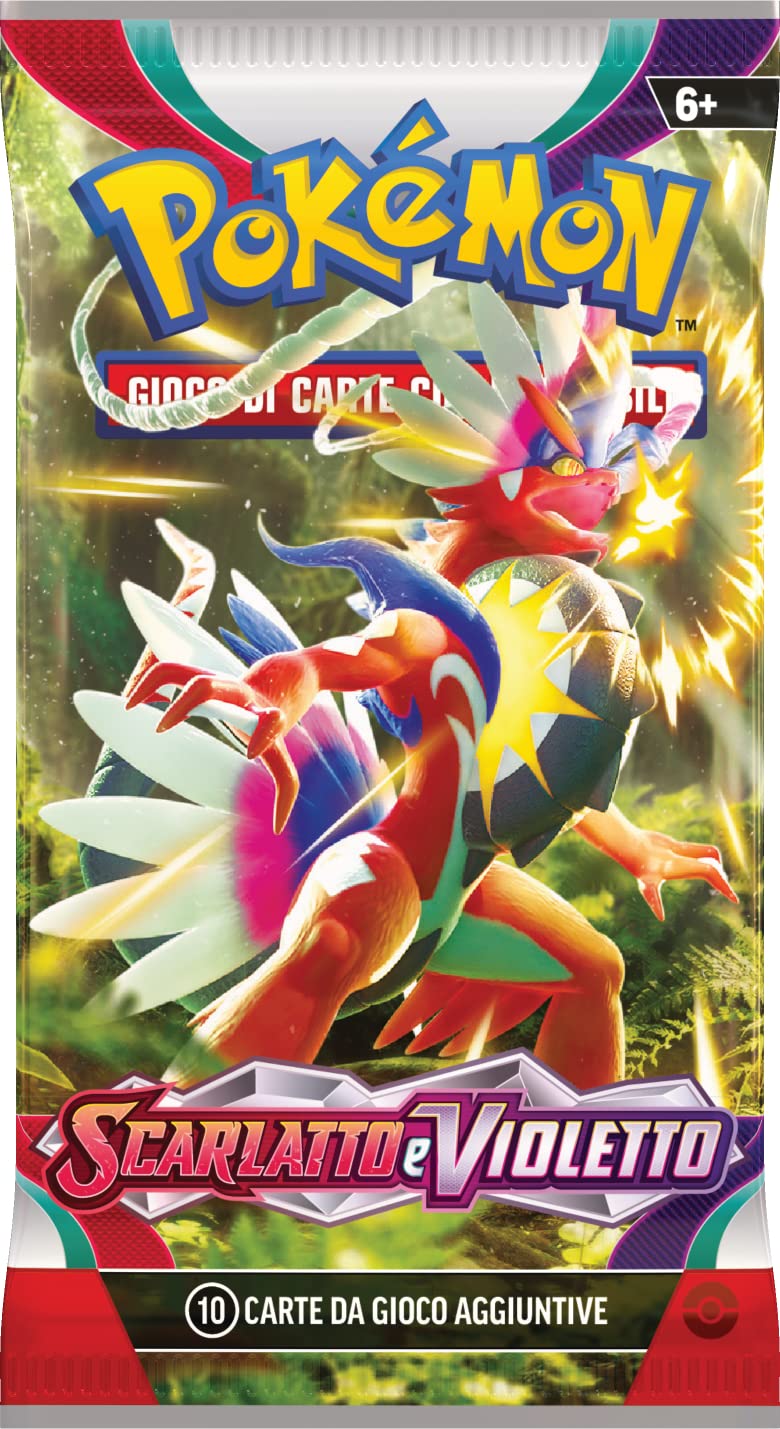 Espositore di buste dell’espansione Scarlatto e Violetto del GCC Pokémon (36 buste di espansione), edizione in italiano
