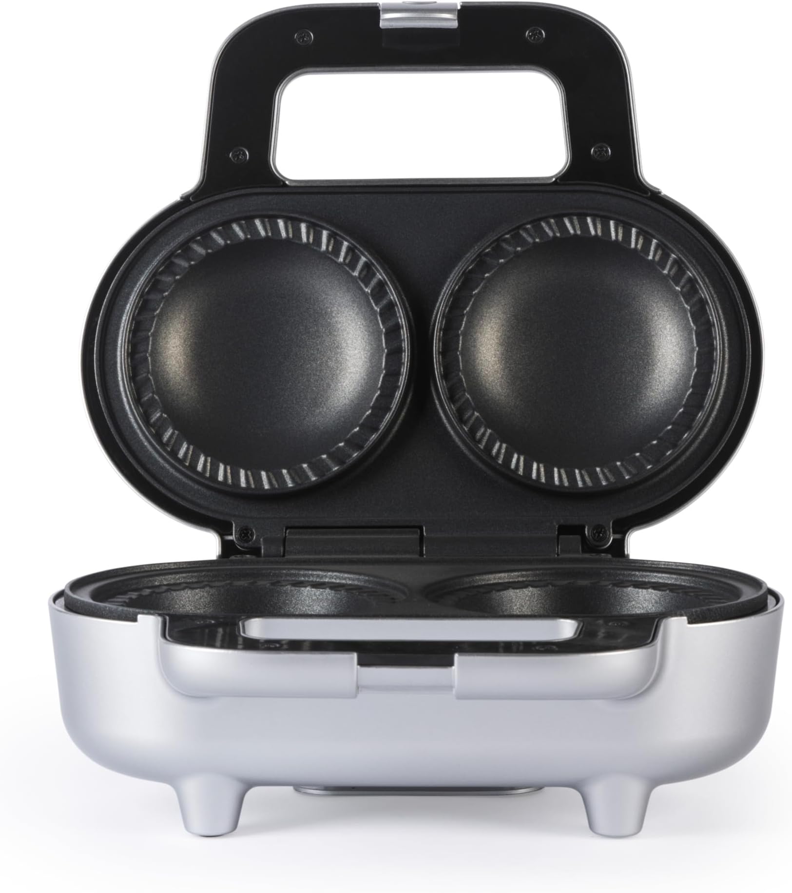 Salter EK4082 XL Double Pie Maker - Twin Deep-Fill Pie Machine, Non-Stick & Crimp-Edged Cooking Plates, 3-5 Minute Pre-Heat, Locking Latch, Fruit/Meat/Mince Pies, 9cm Diameter x 7cm Depth Pies, 900W