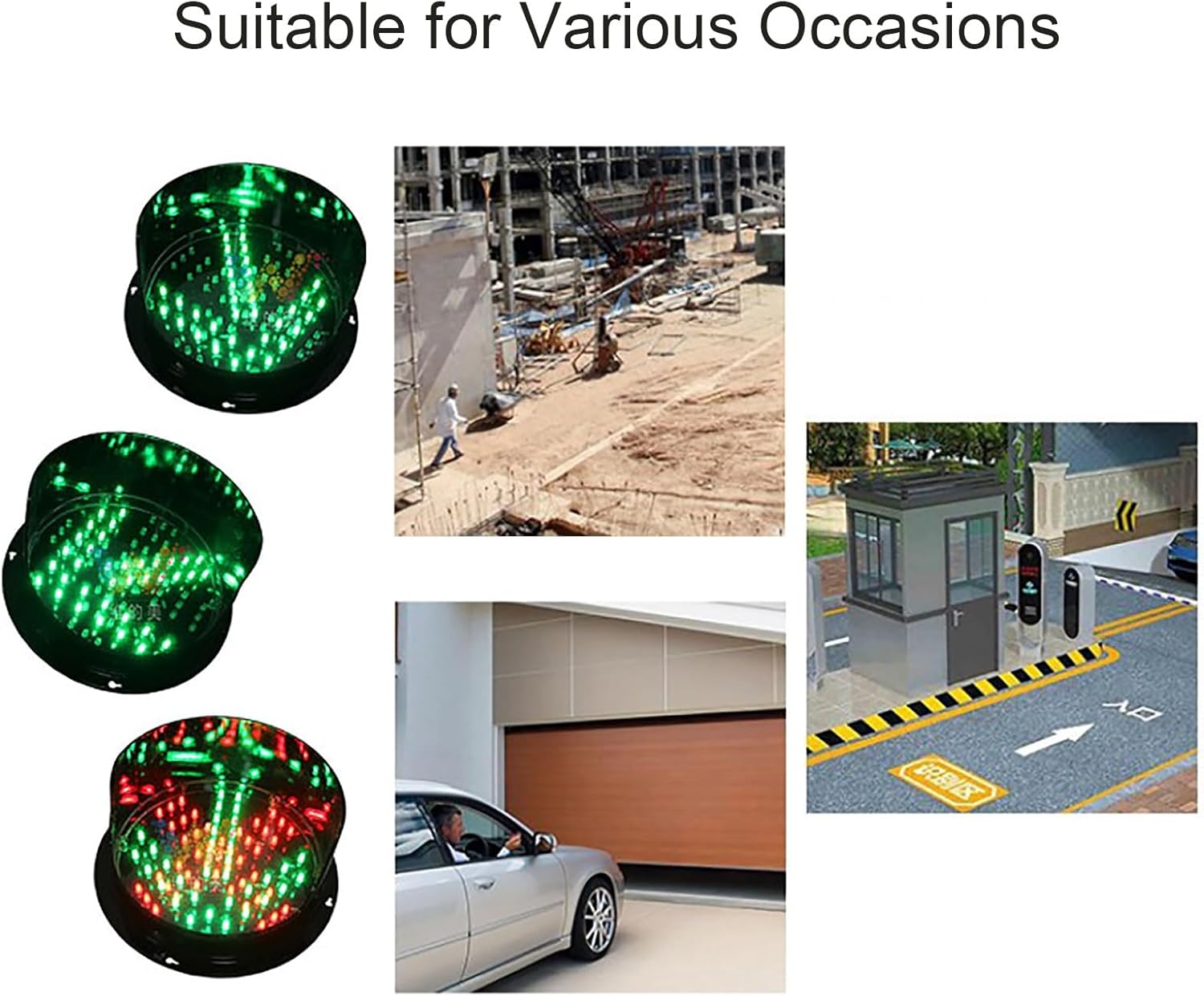 8 Inch/200mm LED Traffic Stop Light 1 Light X/Arrow, Stop Light, Indicator Light, for Industrial Loading Dock Bay Light, for Intersections, Toll Booths Etc (Color : 24V)(12v)
