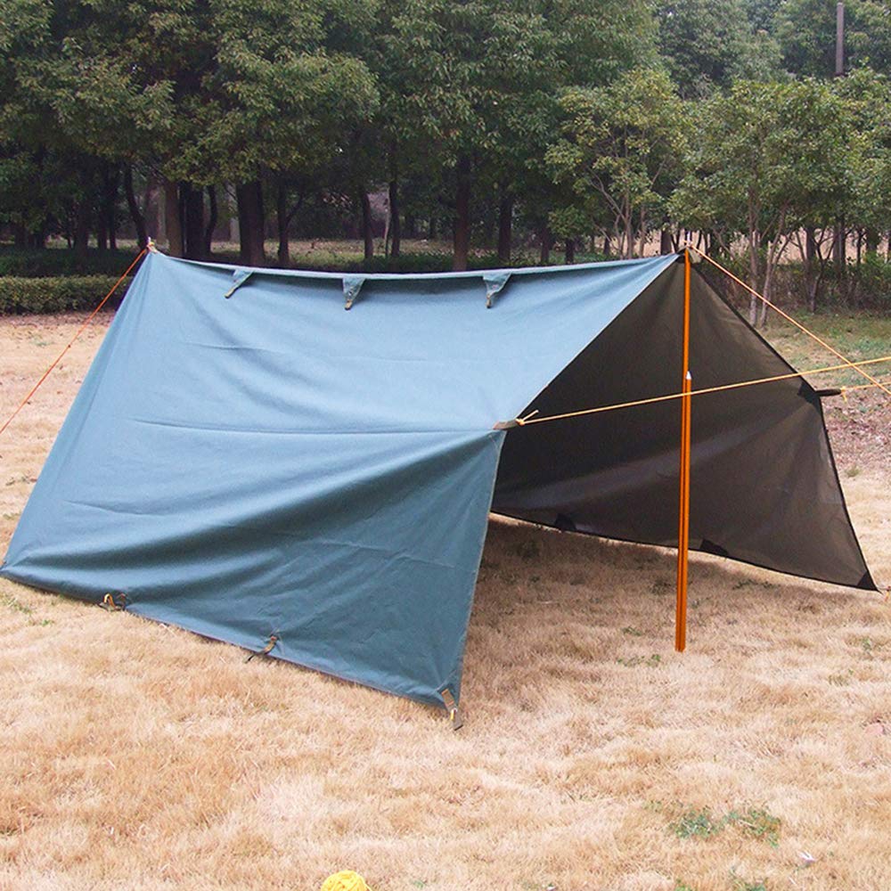 HYFAN Bâche portable pour hamac, tente, abri, randonnée, camping, extérieur, pique-nique, randonnée, voyage