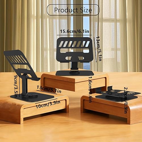 Miniatura 3 de Soporte de metal para tableta, soporte ajustable de rotación de 360° compatible con tabletas de 4 a 16 pulgadas como iPad Pro Air, iPad mini, Tab