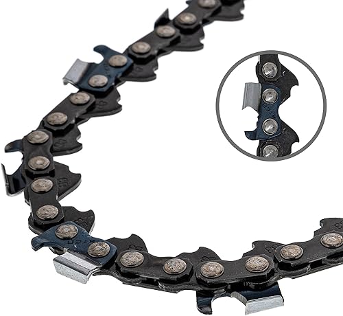 Vista 26 de 8TEN Cadena de motosierra para Husqvarna 254 455 340 351 353 350 55 455 Rancher Poulan Jonsered Echo 16 pulgadas .050 .325 66DL
