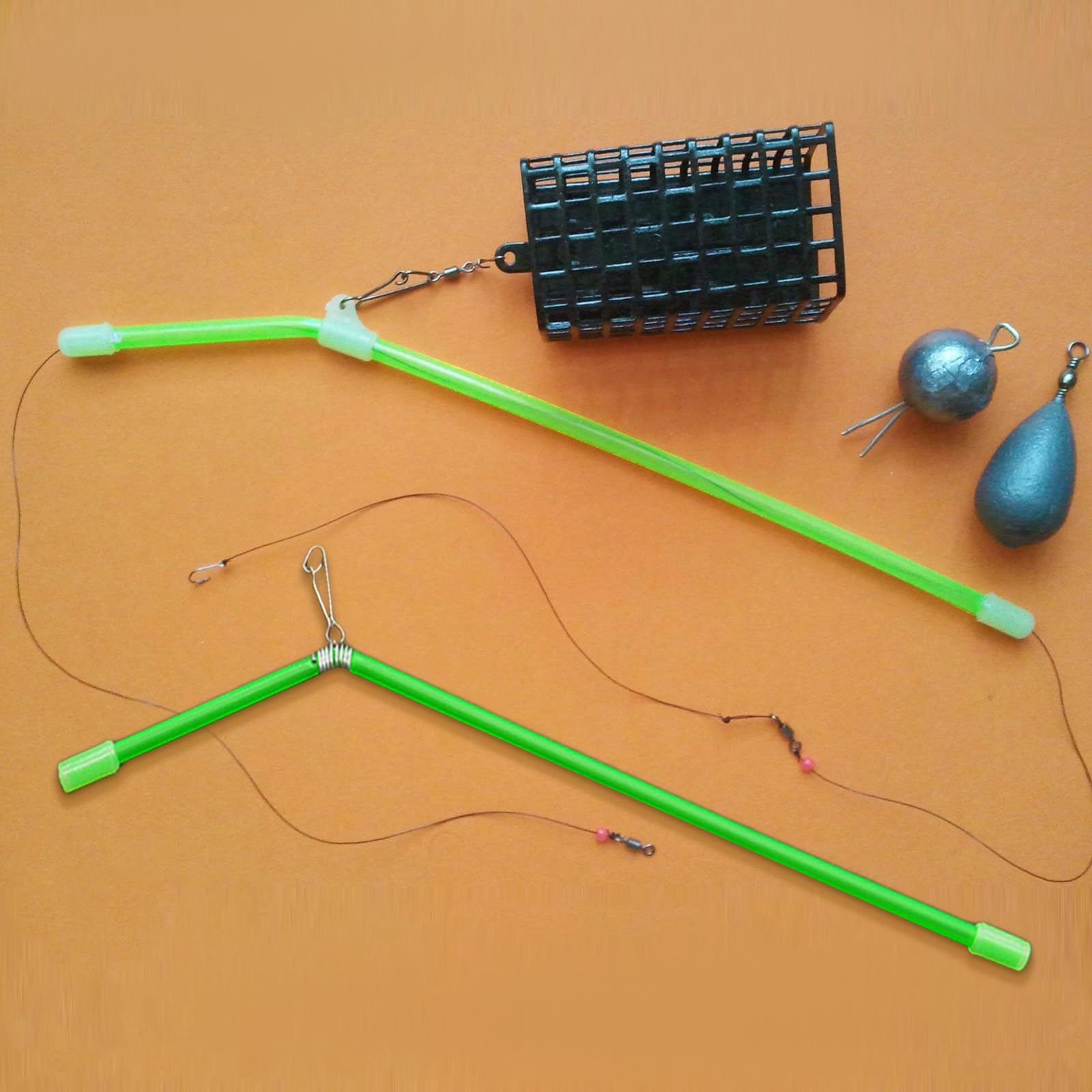 Lot De 20 Leurres De Pêche à La Traîne - Connecteur D'équilibre De Tube