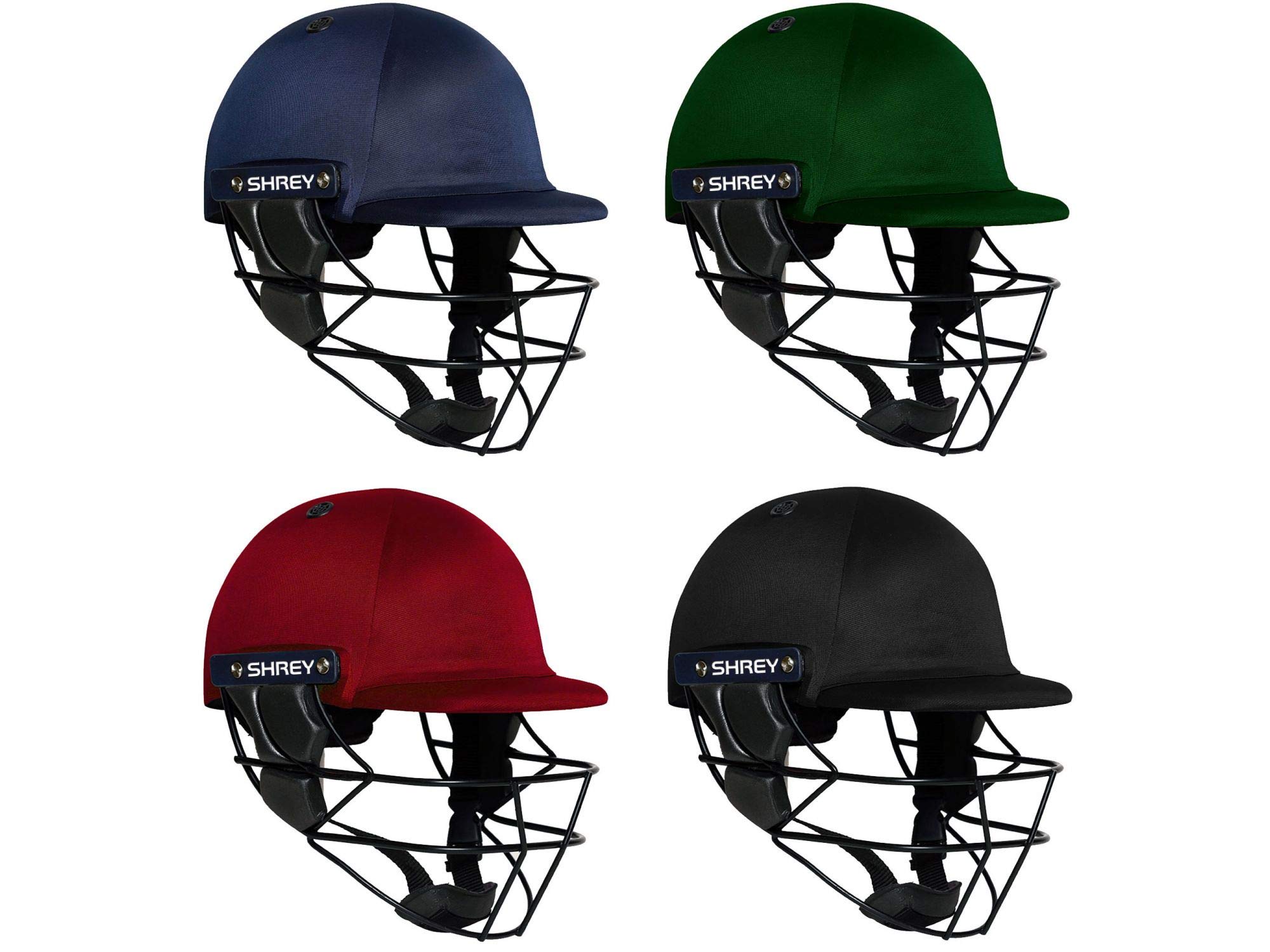 Shrey Armor Junior Cricket Helmet - Navy, Youths