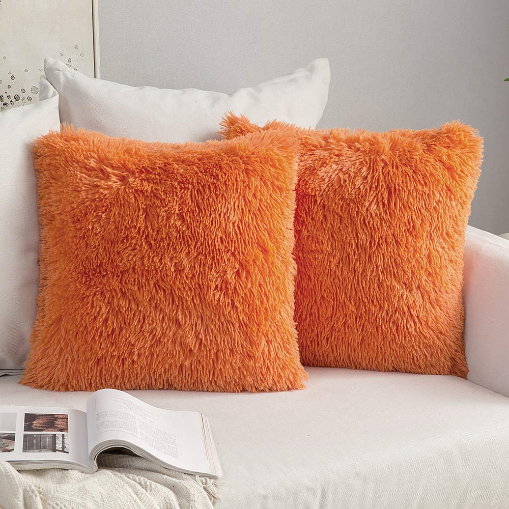 Luxury Faux Fur Pillow Cover: Soft Plush Cushion Case