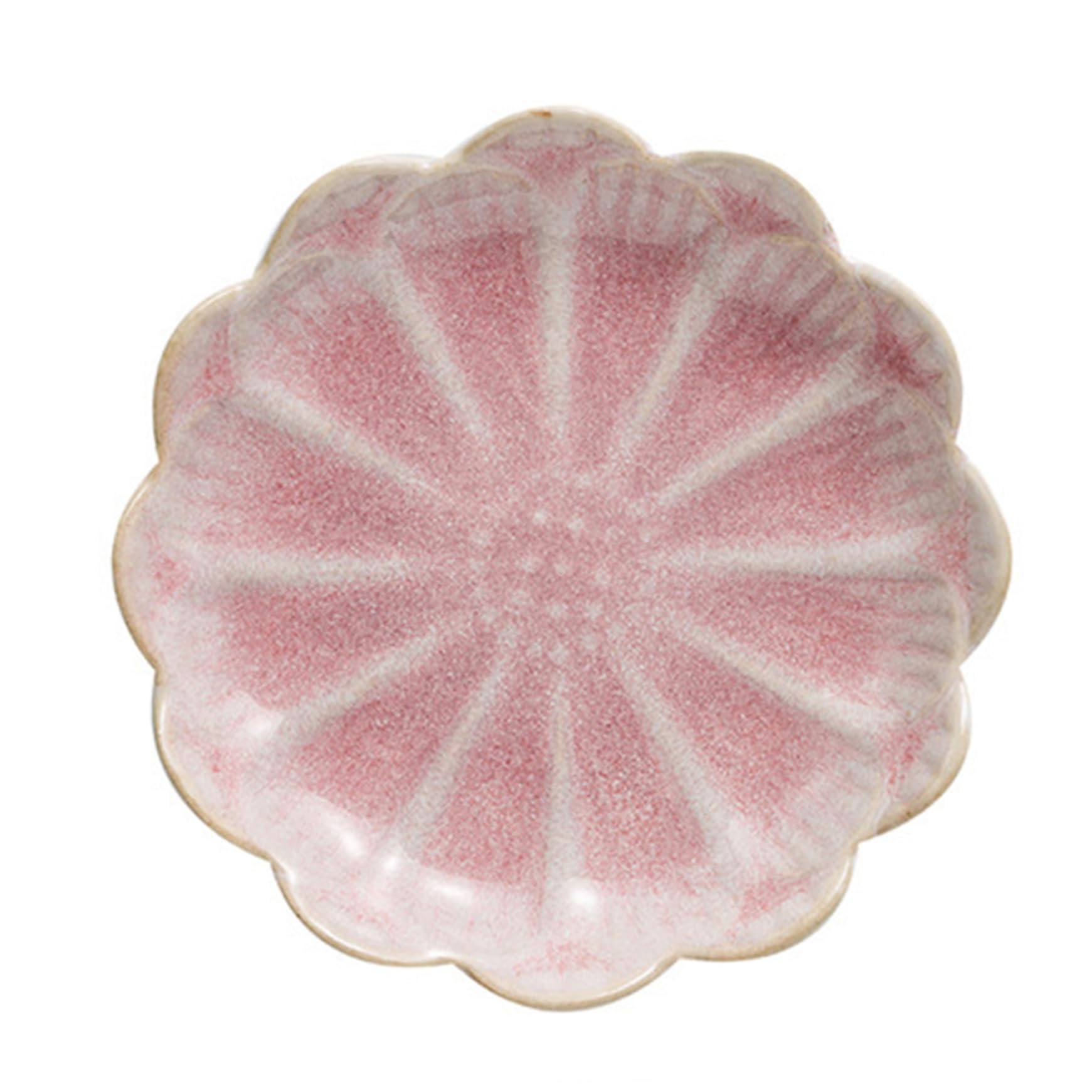 Tsawntd Jewelry Dish 4.5x4.5x0.9 Inch Petal Shapes Jewelry Dishes for Women Ceramic Trinket Dish Easy to Use Ring Dishes for Women for Friends Sisters Daughter Mother for