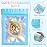 100 Pieces Smell Proof Mylar Bags, Holographic Packaging Bags, Resealable Odor Foil Pouch Zipper Bag with Clear Window for Food Storage and Lipgloss, Jewelry Lash (Blue, 4 x 6 Inch)