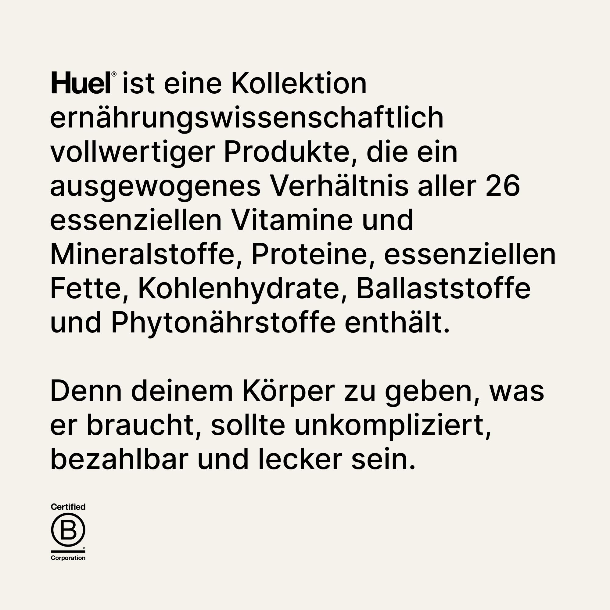 Huel Drink Cinnamon Swirl, fertige Trinkmahlzeit für unterwegs - 12 x 500 ml - 22 g Protein, Reich an Vitaminen, Mineralstoffen & Ballaststoffen, Plant-based, Geschmack Zimt, inkl. 3 € Pfand