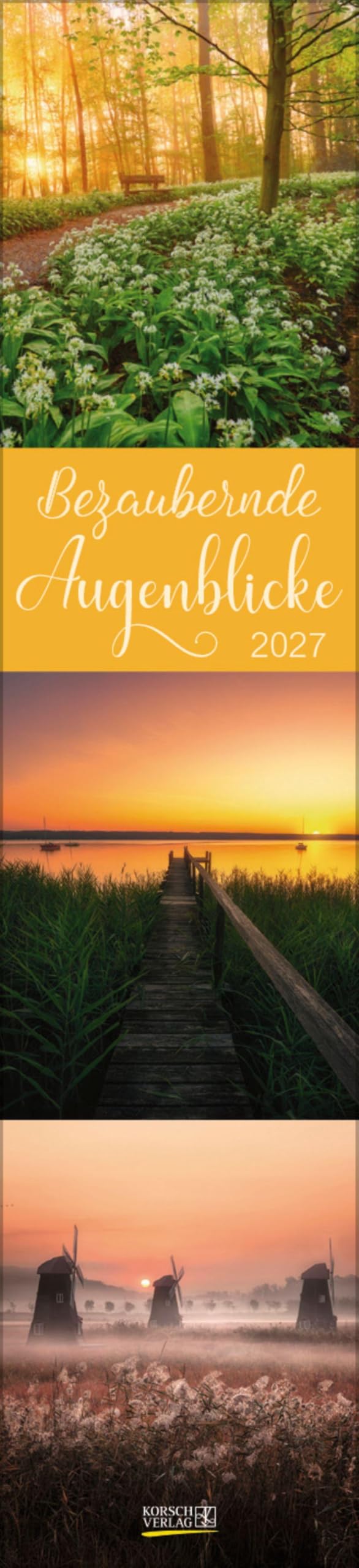Augenblicke Langplaner 2027: Langplaner (Korsch Kalender)