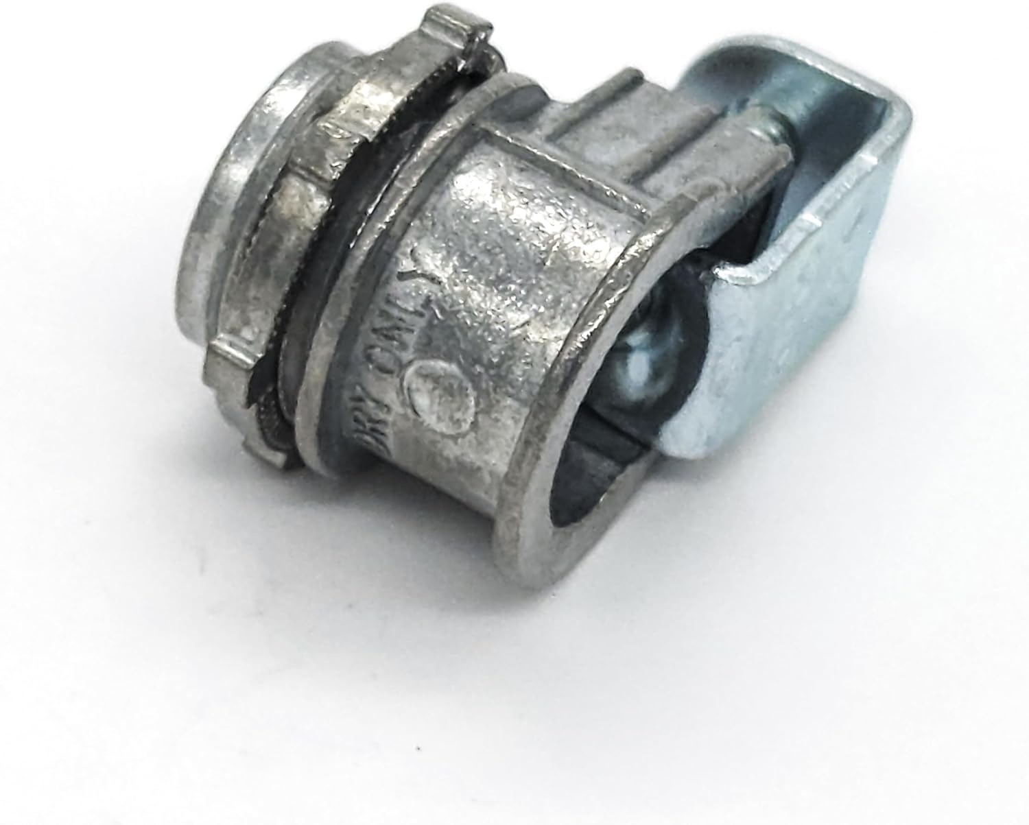 Sonilco 3/8" (Trade Size) Straight Saddle Connector Electrical Conduit Pipe Fitting UL Listed (Saddle 5 Pack)