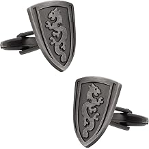 Cuff-Daddy Dragon Shield Cufflinks with Presentation Box