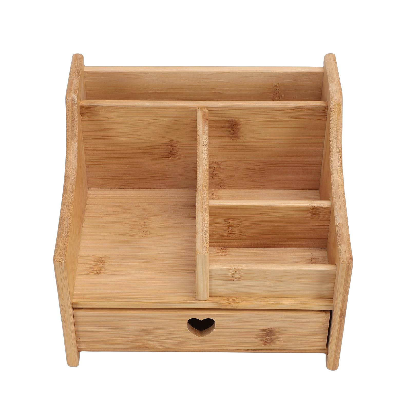 Tissting Organizzatore da Scrivania in Legno con Cassetto Multifunzione | Organizer Scrivania In Legno Con Cassetto Per Ufficio E Casa Ripone Telecomandi E Gioielli