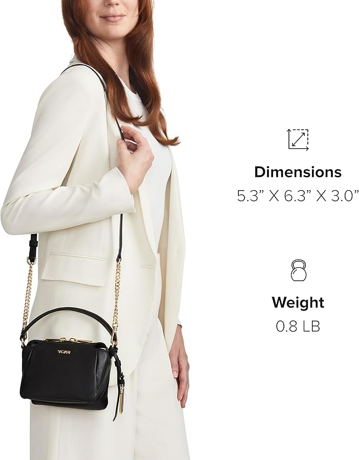 TUMI Voyageur Belle Micro Crossbody - Luxe Leather Crossbody for