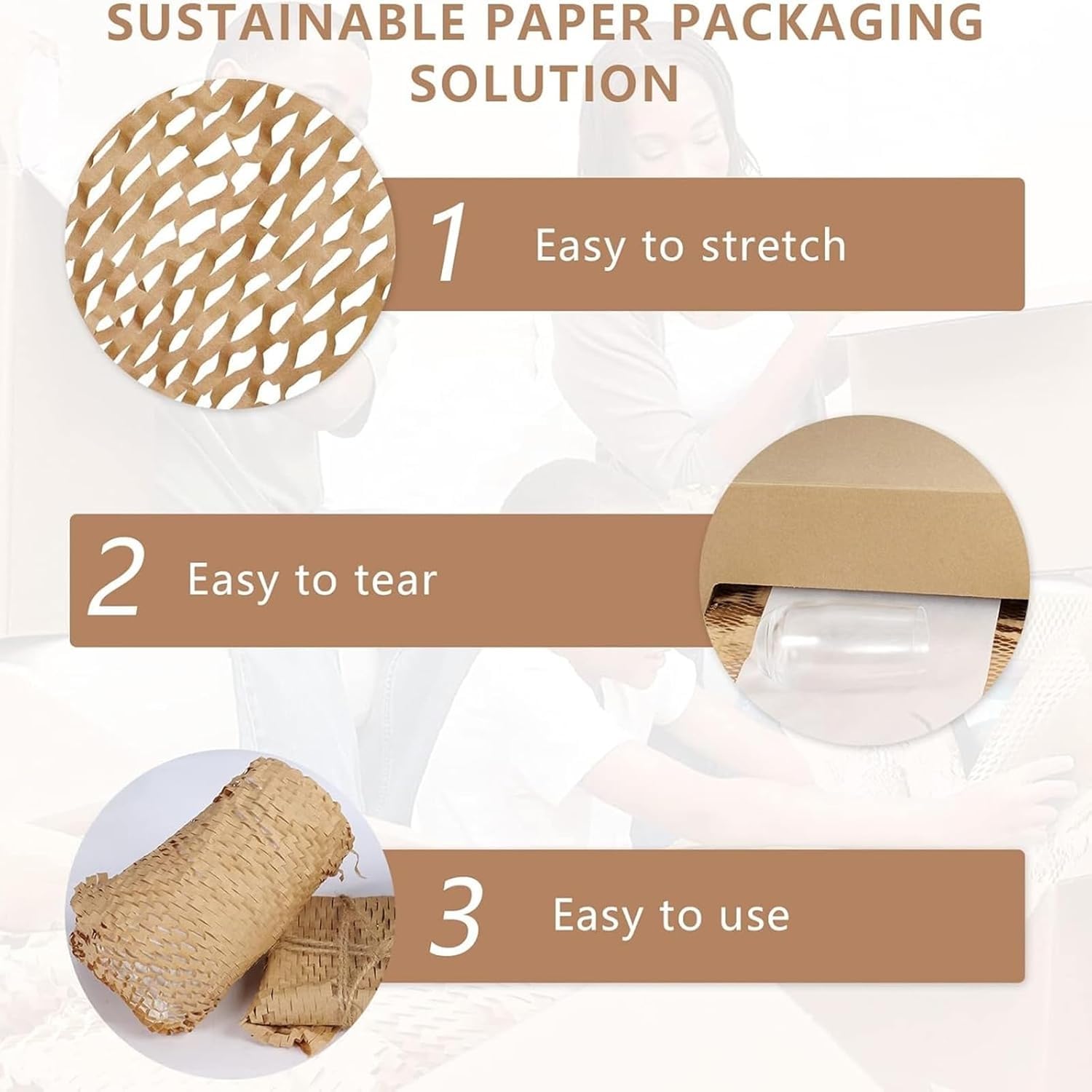 Distributeur manuel de rouleaux de papier d'emballage en nid d'abeille, support de rouleau de papier en nid d'abeille à double axe, machine d'étirement de papier en nid d'abeille, support de papier