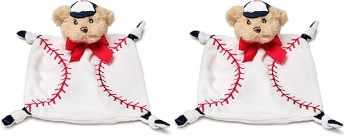 Vista 22 de Bearington Collection Baby Wee - Cola de algodón, conejo de peluche pequeño de 8 x 7 pulgadas, manta de seguridad infantil, conejo rosa adorable