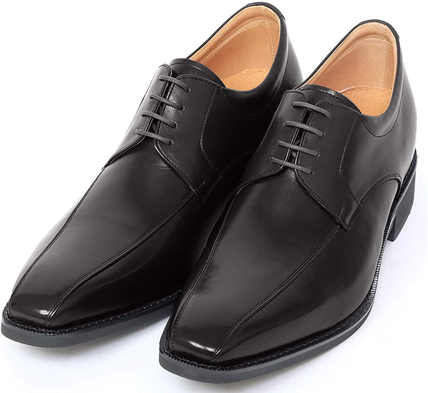 [Kitajima Shoesuyo] Secret Footwear, 2.4 inches (6 cm) Up, Enterprise Footwear, Real Leather-based, Lace-up, Gentle, Cowhide Kip, Made in Japan, Swallow Mocha, Ceremonial Events, Formal, Males’s, Black, 9.3 inches (23.5 cm)
