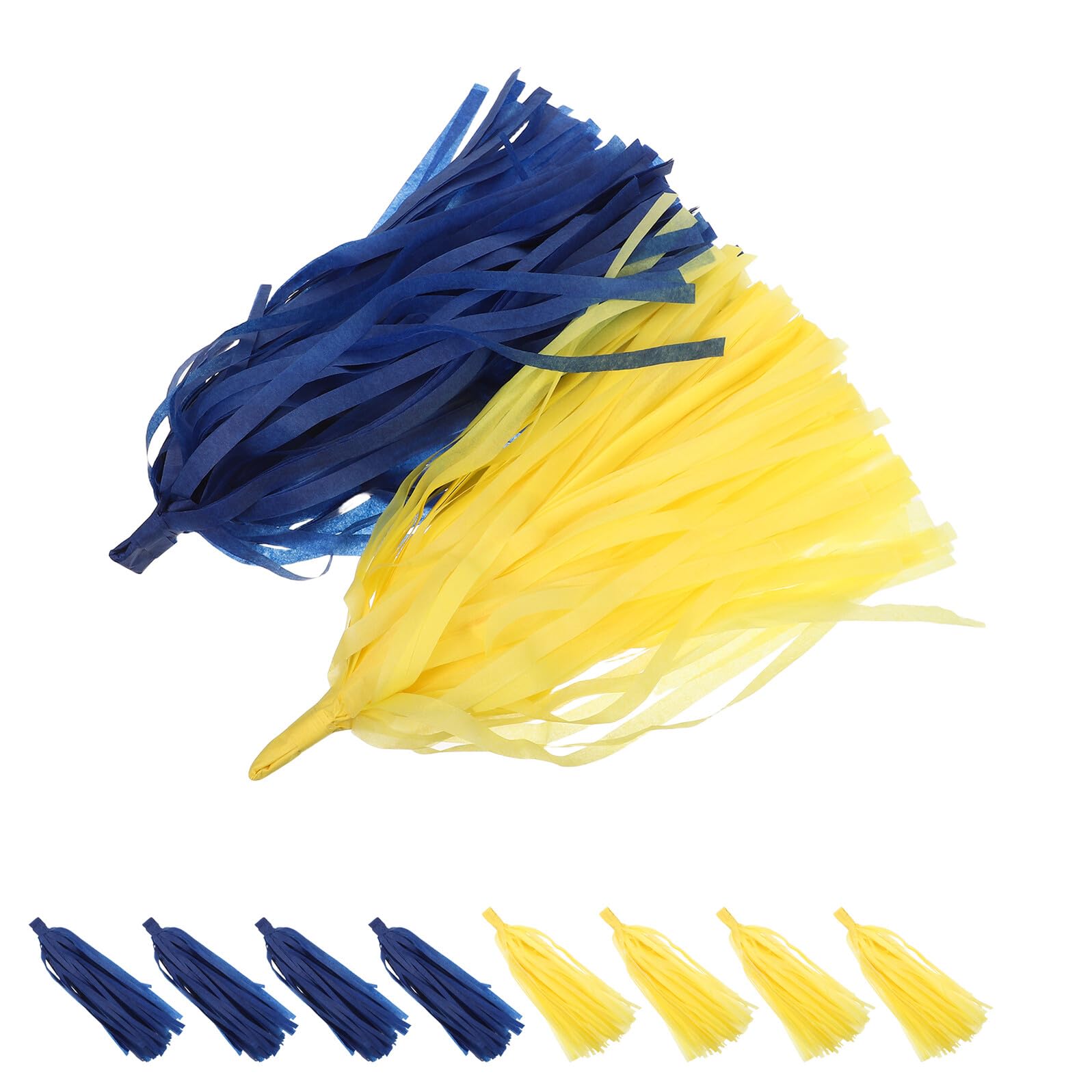 Guirnalda de borlas de papel de seda GRIRIW: 10 piezas de decoración colgante para bodas