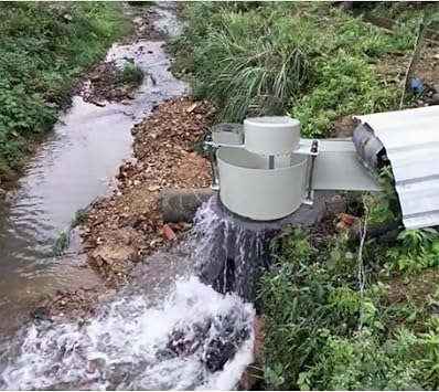 150W Micro Axial Flow Hydro Generator, 12V24V DC Output, Low Head Water Turbine System, Portable Water Power Generator For Streams, And Off-Grid Hydropower UseGenerator