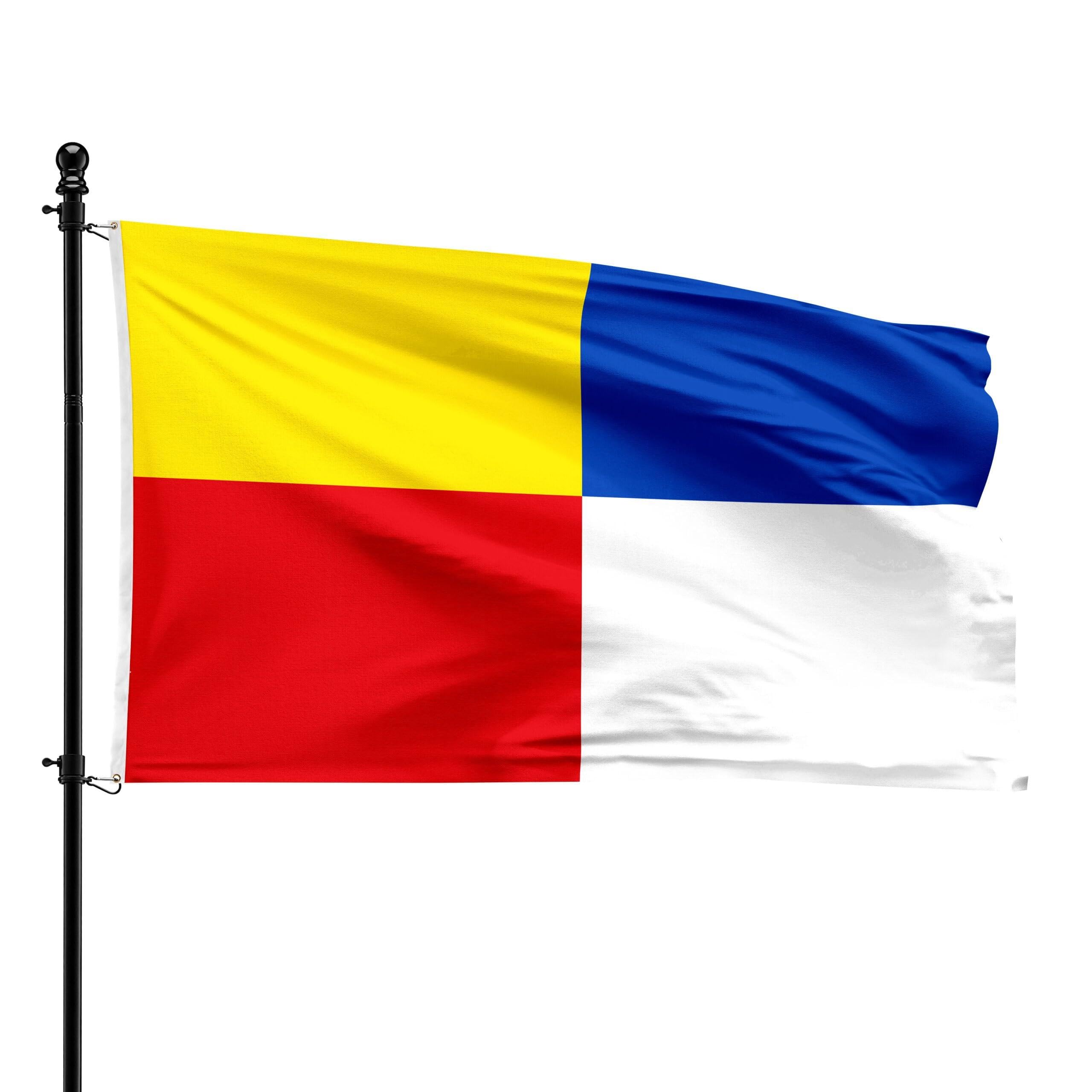 Bandera de Municipio Manage 90 x 150 cm solución antidesgarro exterior