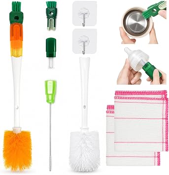 bottle brush set,Used for cleaning Straw, bottle cap and bottle