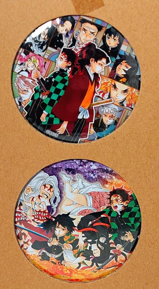 鬼滅の刃 原作　バラエティバッグ 炭治郎 善逸 伊之助 スクエア　缶バッジ 3種 鬼滅の刃_螺鈿風シリーズ Vol.3 缶バッジ 嘴平伊之助 | 公式