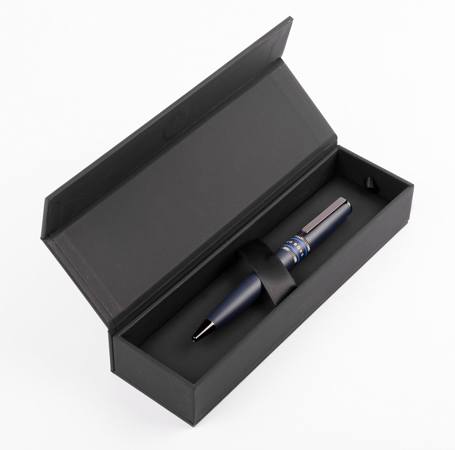 HUGO BOSS Fountain Pen Gear Minimal Black & Chrome