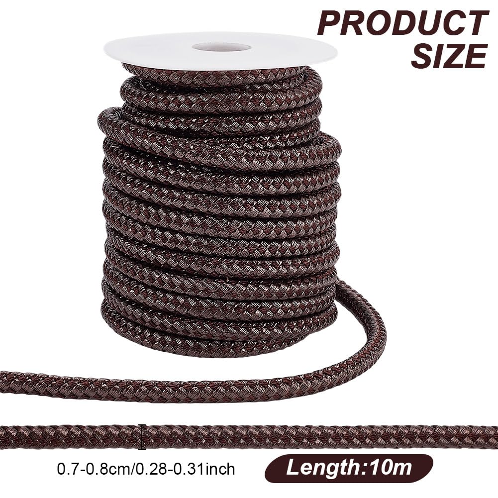 Cordon Cuir Tressé Plat 4mm Noir - Microfibre Double Face Pour Artisanat Et Bricolage