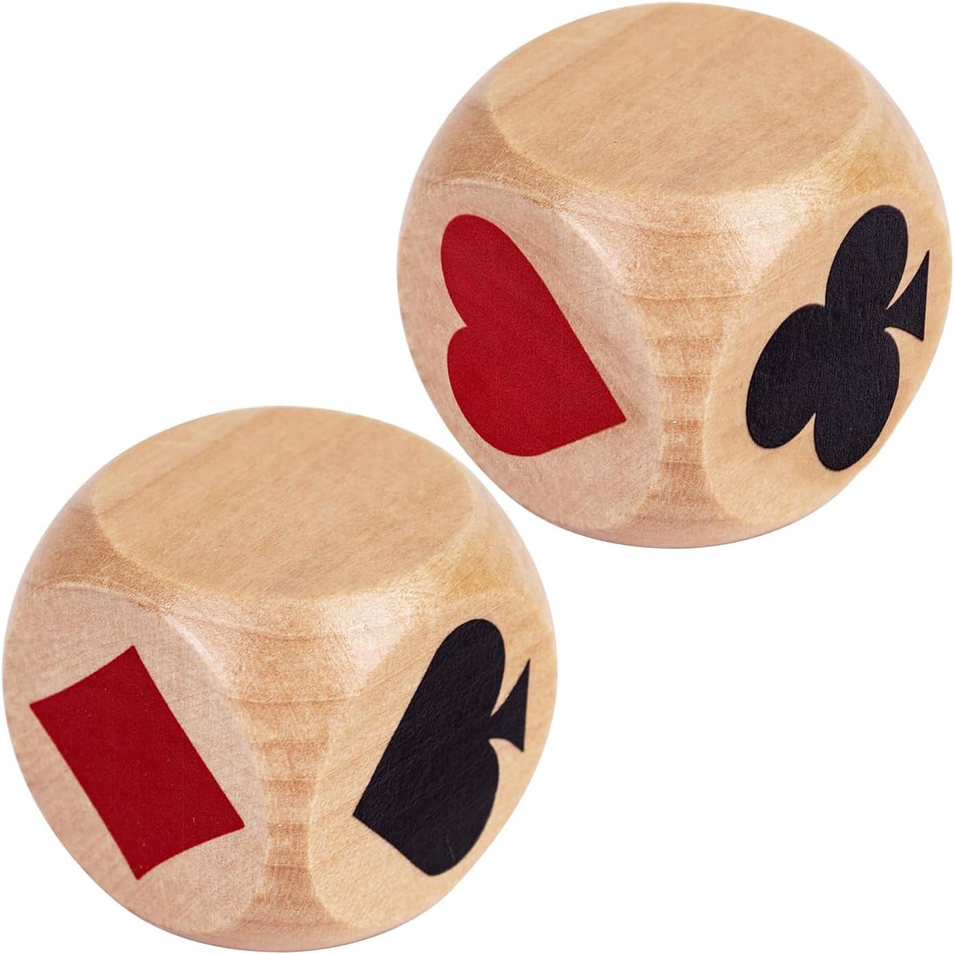 2Pcs Double Trumps Marker Dices Euchre Indicators Wooden Cubes Tool Great Bridge Card Comfortable Grip Euchre Indicators Wooden Cubes image 5