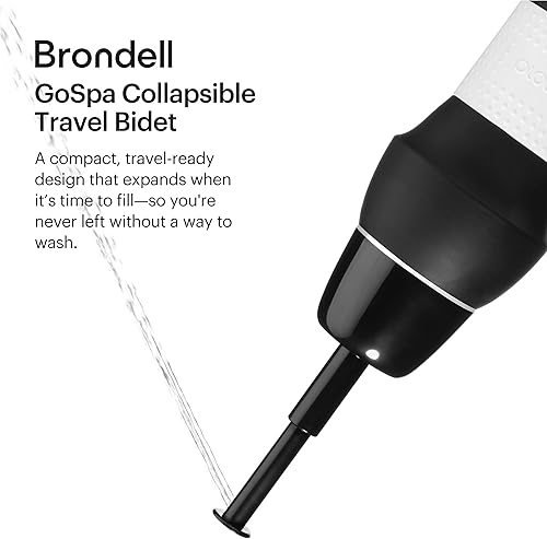 Miniatura 9 de Brondell Bidet GoSpa - Bidé de viaje plegable, compacto y discreto, con bolsa de viaje, 16.9 fl oz, en gris