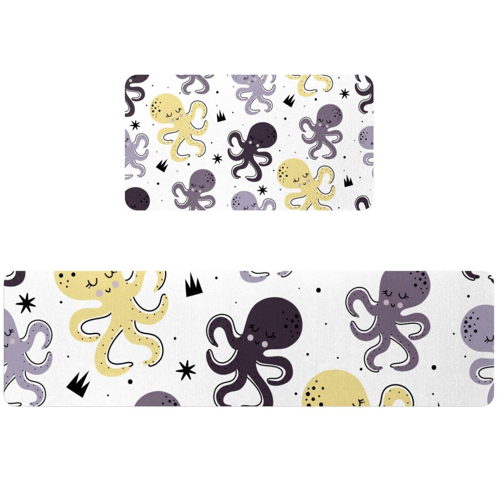 Tapis de cuisine antidérapant lot de 2 pour éviter les glissades devant l'évier