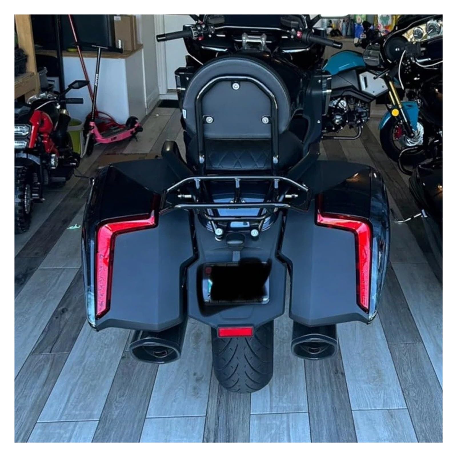 Dosseret Passager avec Porte-Bagages Moto pour BMW K 1600 B K1600 K1600B 2018-2024 Porte-Bagages Arrière
