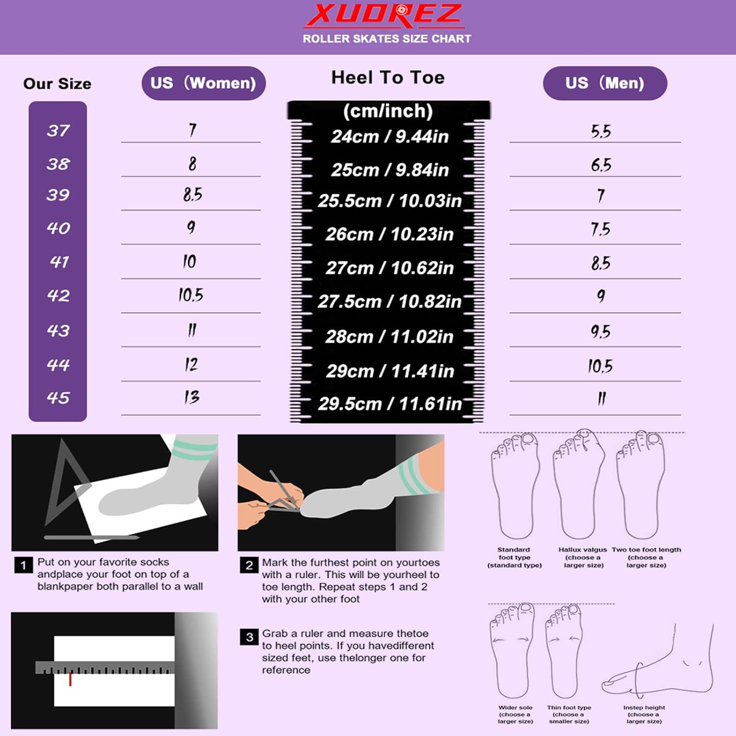 XUDREZ Roller Skates for Women, Holographic High Top PU Leather Rollerskates, Shiny Double-Row Four Wheels Skates Patines for Women Men Boys and Girls and Age 8-50 Indoor Outdoor