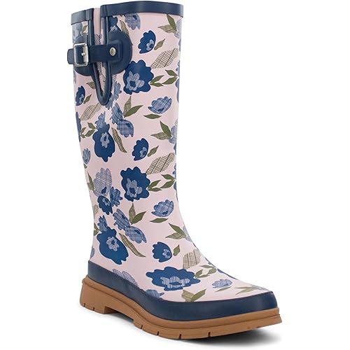 Western Chief Women's Tall Waterproof Rain Boot Outdoor Garden Shoes