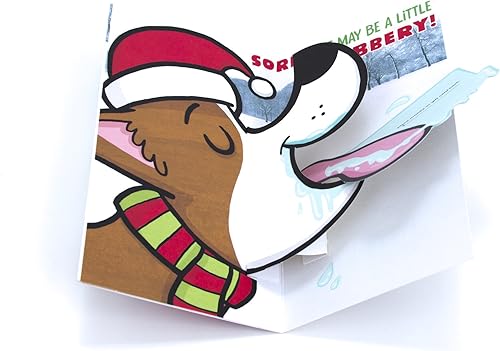 Miniatura 10 de Hallmark Pop Up divertido titular de la tarjeta de regalo de Navidad o titular de dinero tarjeta (Naughty List) (5XXH2003)