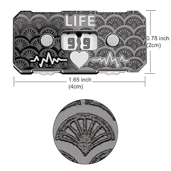 Amazon.com: Life Counter Twin Digits Dragon Scale Pattern
