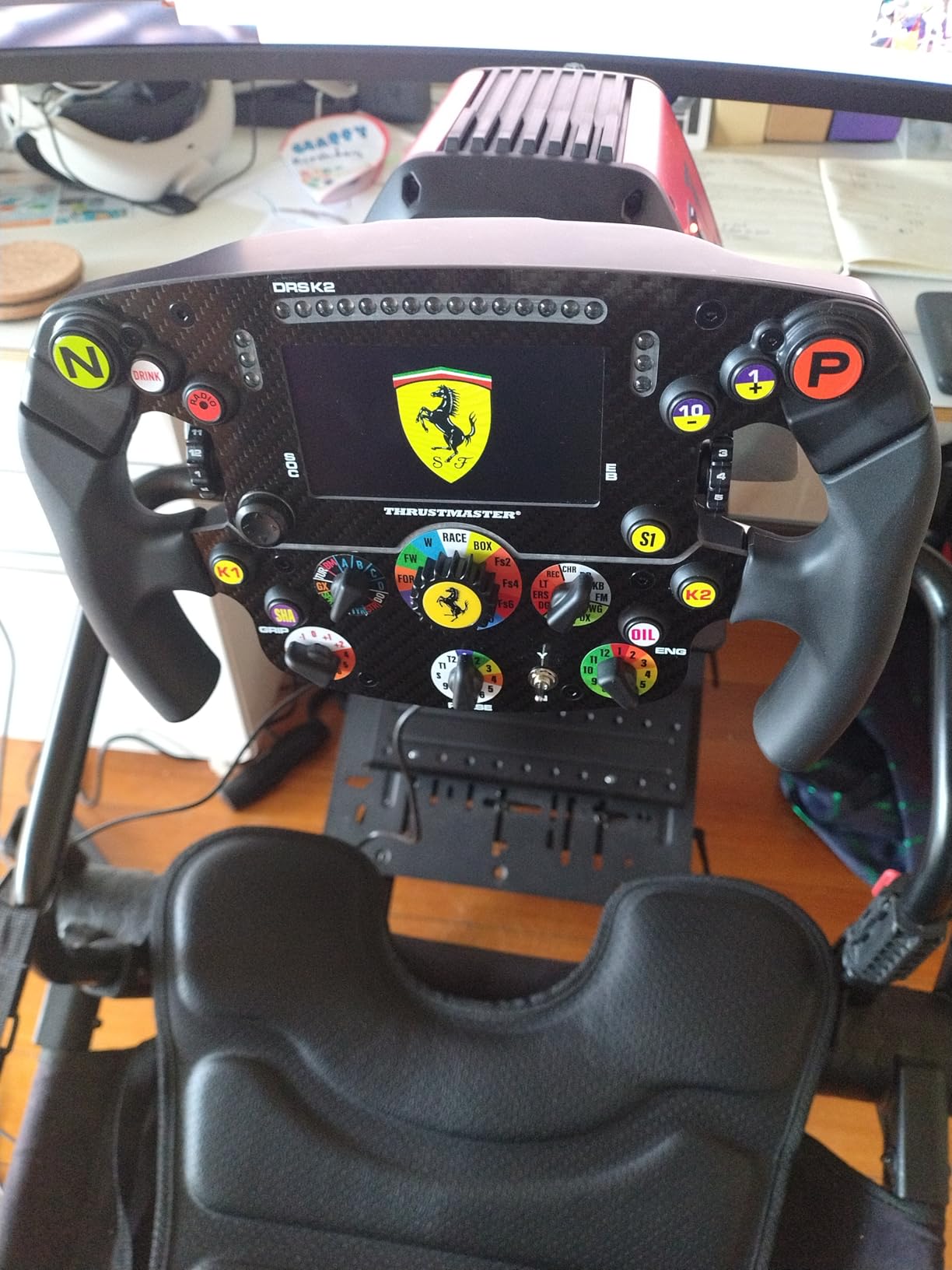 Thrustmaster T818 Ferrari SF1000 Simulator - Advanced Racing Wheel with ...