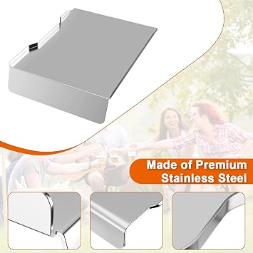 DELSbbq Stainless Steel Drip Pan Replacement for Traeger Ironwood 650 Series, Redland Redland XL Grills, Drip Tray for Traeger KIT0438, Compatible with Traeger Drip Tray Liners BAC506