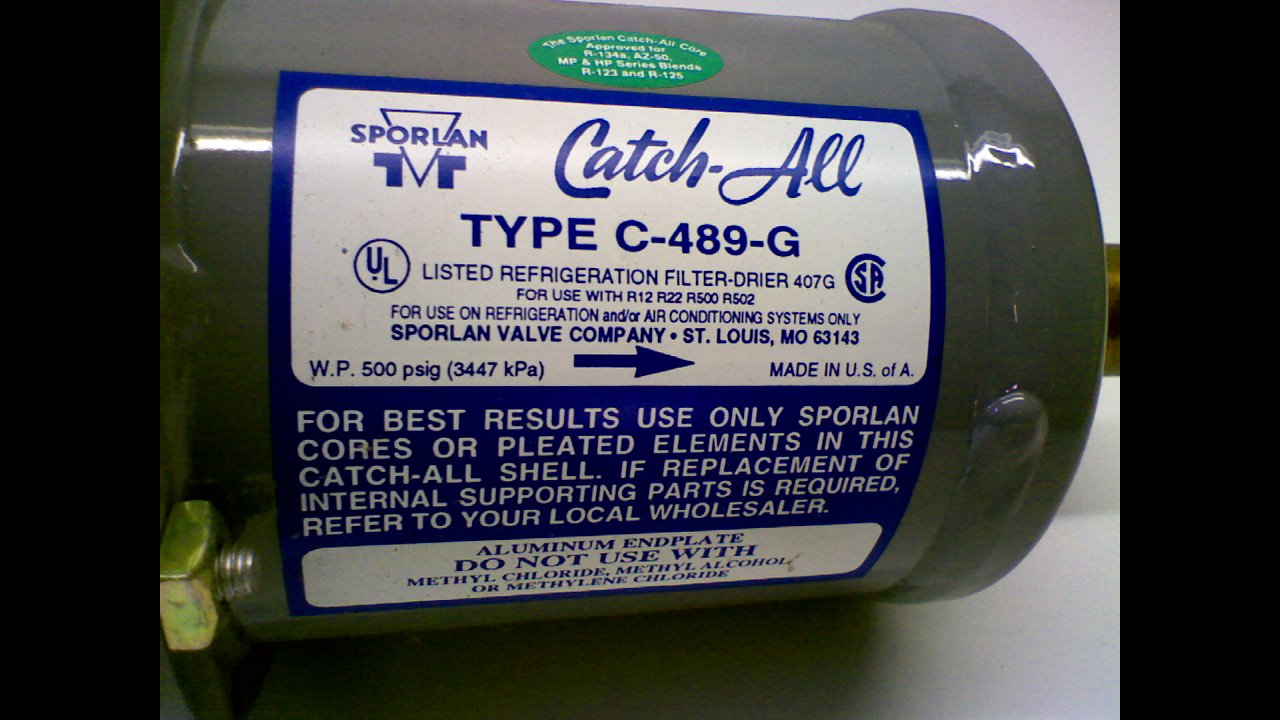 Sporlan Valve Company C489G Sporlan 1 1/8