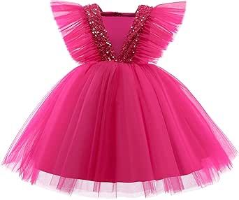 Nileafes Flower Girl Princess Dresses Birthday Party Ball Gown