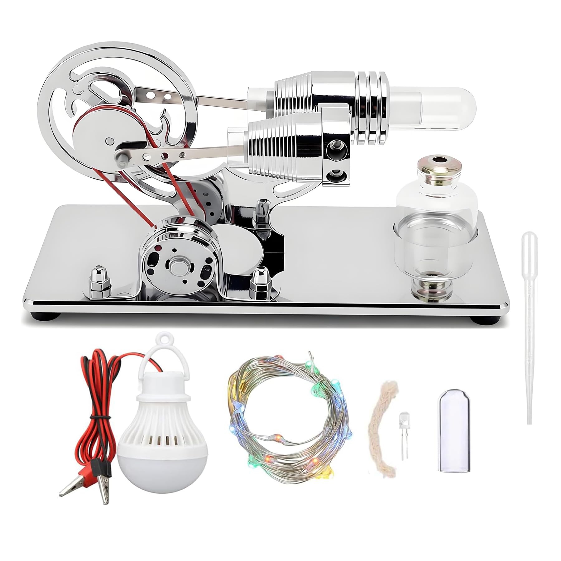Moteur Stirling éducatif MagicTech un cadeau scientifique - 8