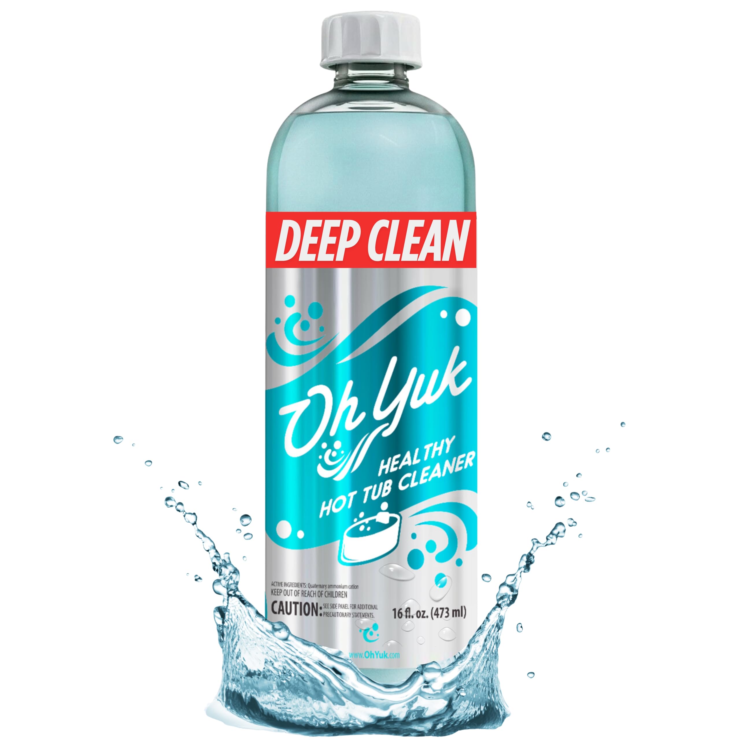 Healthy Hot Tub Cleaner, Hot Tub Cleaner for Indoor and Outdoor Hot Tubs and Spas - 16 Ounces