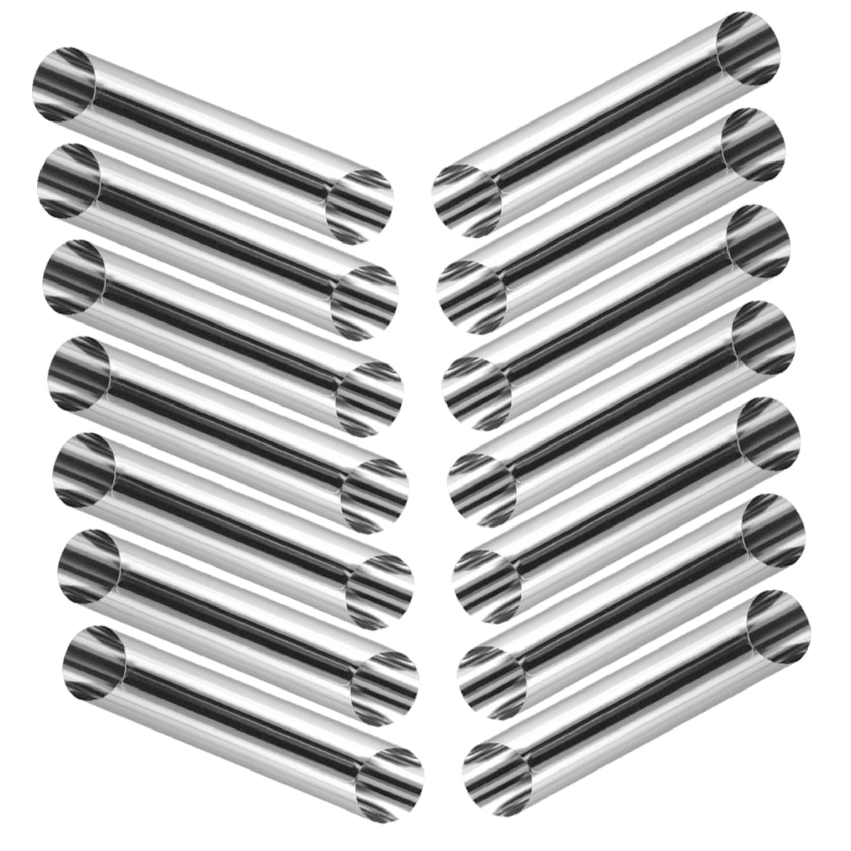 Alipis 35pezzi Stampo per Cannoli in Acciaio Inox Design Spirale Cava per Croissant Danesi Uniformi per Pasticceria Fai da Te