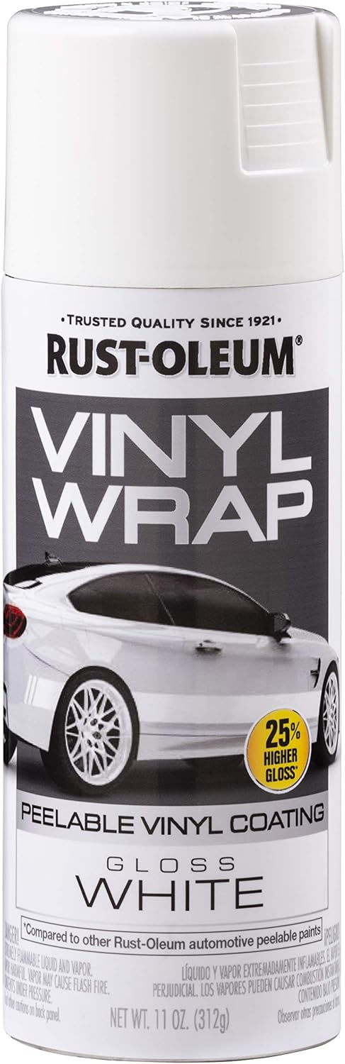 Rust-Oleum 363547 Vinyl Wrap Spray, Gloss Clear, 11 Ounce (Pack of 6)